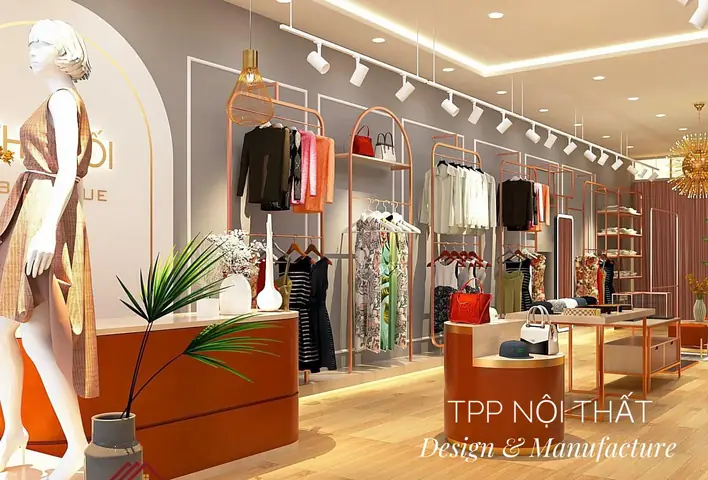 Hệ Thống Giá Treo Quần Áo Shop Thời Trang Phải Đảm Bảo Tính Thẩm Mỹ Cao