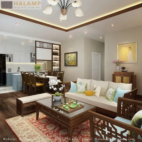 Cải Tạo Căn Hộ 10 Năm Tuổi Thành Tổ Ấm Indochine Hiện Đại Với 600 Triệu Đồng