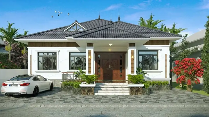 Nhà Cấp 4 Mái Nhật 3 Phòng Ngủ 1 Phòng Thờ