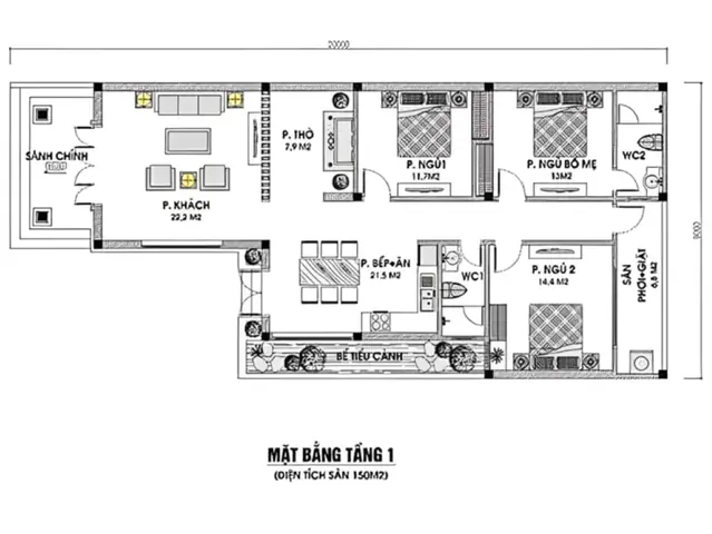 Bản Vẽ Nhà Cấp 4 Mái Nhật Ấn Tượng Nhất