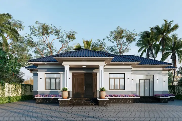 Nhà Cấp 4 Mái Nhật 3 Phòng Ngủ 120m2