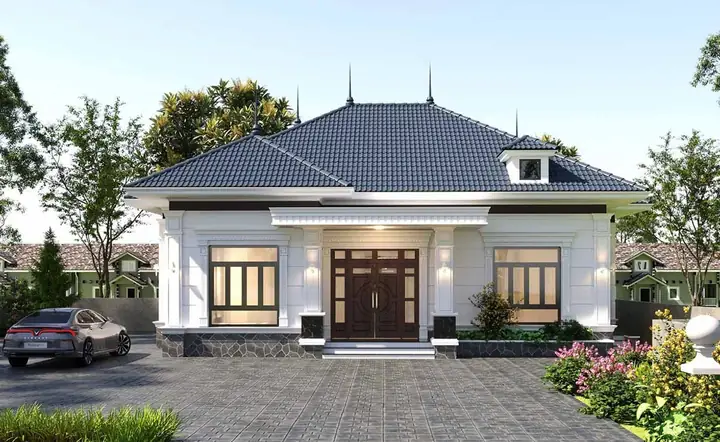 Mẫu Thiết Kế Nhà Đẹp 1 Tầng