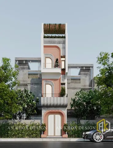 Thiết Kế Nhà 100m2 4 Tầng Dành Cho Gia Đình Đông Người