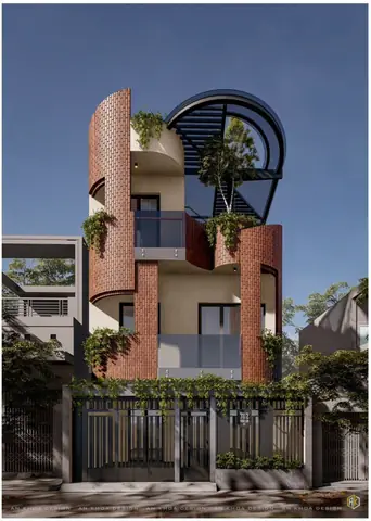 Thiết Kế Nhà 100m2 3 Tầng Với Nhiều Không Gian Chức Năng