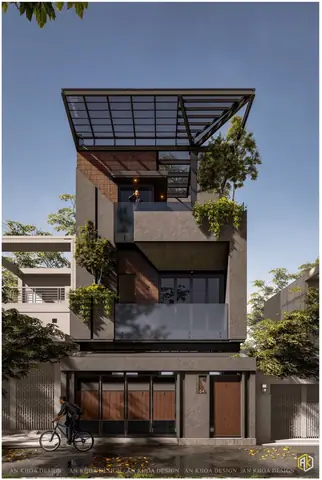 Thiết Kế Nhà 100m2 Theo Phong Cách Công Nghiệp (industrial)