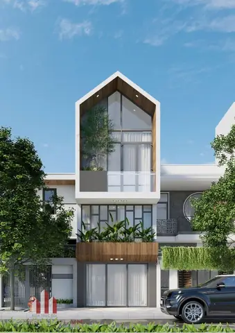 Thiết Kế Nhà 100m2 Mặt Tiền Kính Cường Lực