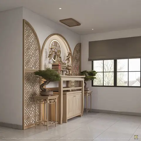 Thiết Kế Phòng Thờ Nhà 100m2