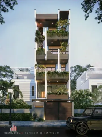 Thiết Kế Nhà 100m2 Có Sân Vườn Nhỏ