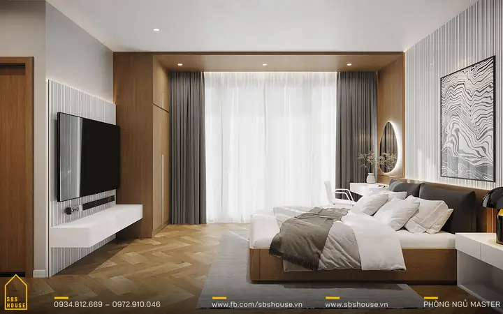 Mẫu Thiết Kế Nhà Phố 3 Tầng 4 Phòng Ngủ