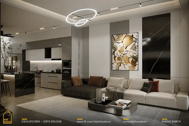 Nhà Phố 3 Tầng Có 4 Phòng Ngủ Sang Trọng