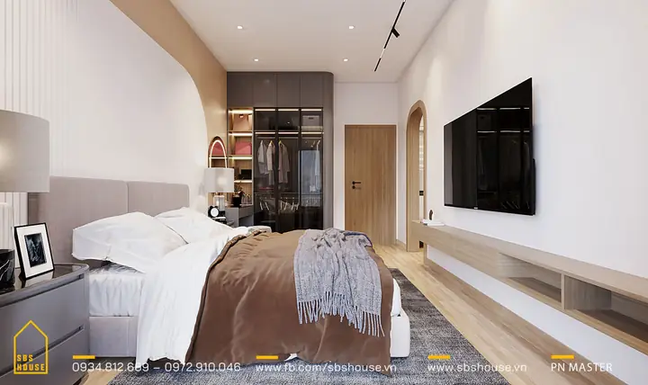 Mẫu Thiết Kế 3 Tầng 4 Phòng Ngủ Hiện Đại