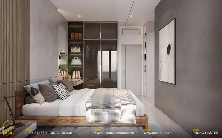 10. Mẫu Thiết Kế Nhà 3 Tầng 4 Phòng Ngủ 5x20m