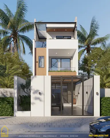 Mẫu Nhà Ống 3 Tầng 4 Phòng Ngủ 1 Phòng Thờ