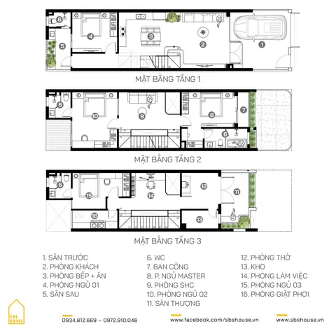 Nhà 3 Tầng 4 Phòng Ngủ Đẹp, Tiện Nghi
