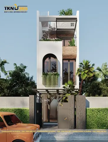 Các Mẫu Thiết Kế Nhà Đẹp 3 Tầng 60m2 Hiện Đại, Được Yêu Thích Nhất