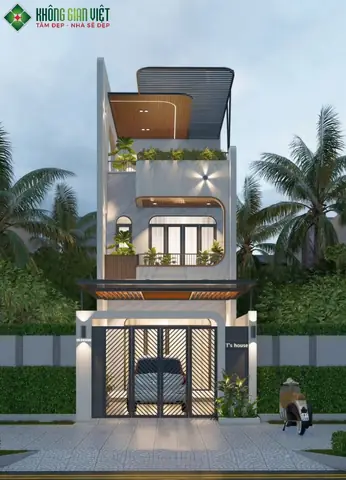 Thiet Ke Nha 50m2 1 Tret 1 Lau