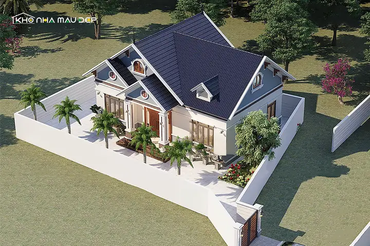 Kho Nhà Mẫu Đẹp - Đơn Vị Chuyên Thiết Kế Và Thi Công Mẫu Nhà Cấp 4 4 Phòng Ngủ 120m2 Với Chi Phí Tiết Kiệm