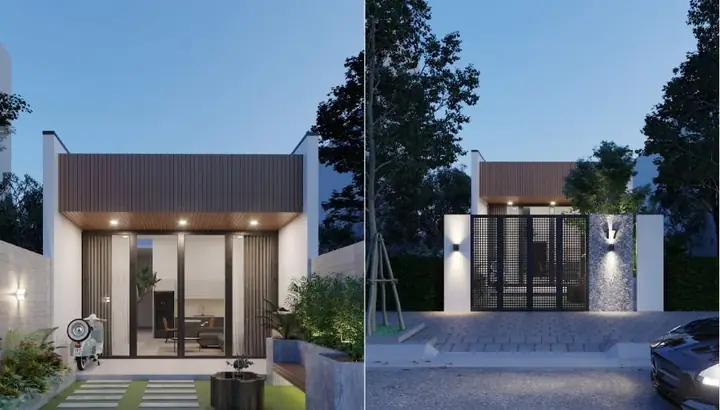 Mẫu Nhà Cấp 4 Đẹp Mái Bằng