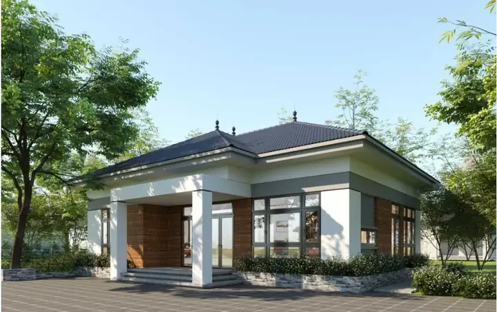 Mẫu Nhà Cấp 4 Đẹp Mái Nhật