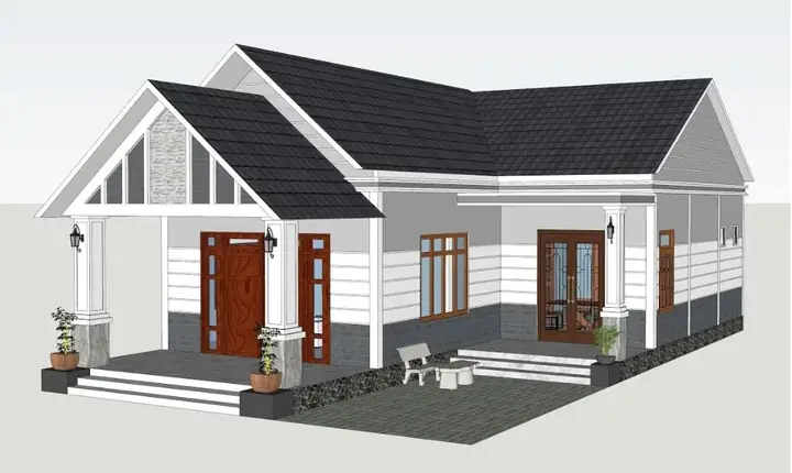 Nhà Vườn Cấp 4 Nông Thôn