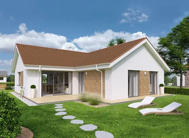 Mẫu Nhà Cấp 4 Chữ L