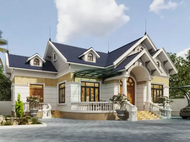 Mẫu Biệt Thự Nhà Vườn Cấp 4