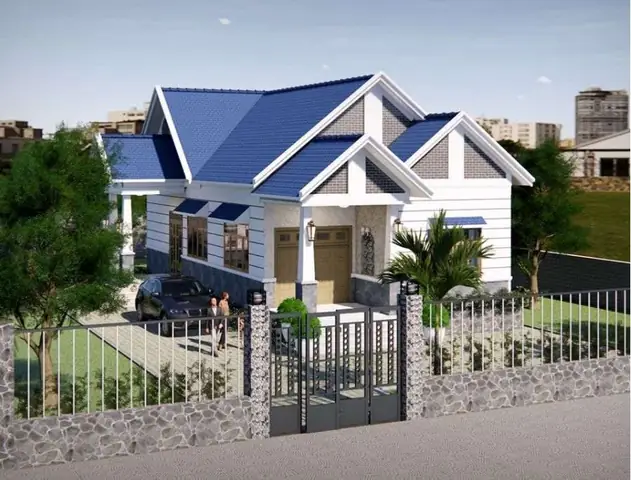 Mẫu Nhà Cấp 4 Đẹp 100m2 3 Phòng Ngủ