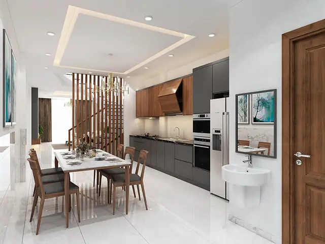 Không Gian Bếp Và Phòng Ăn