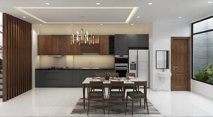 Không Gian Bếp Và Phòng Ăn