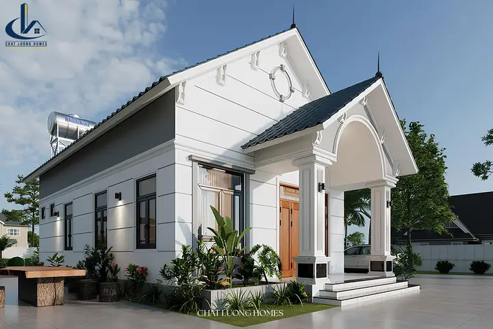 Mẫu Nhà Cấp 4 Kiểu Mái Thái