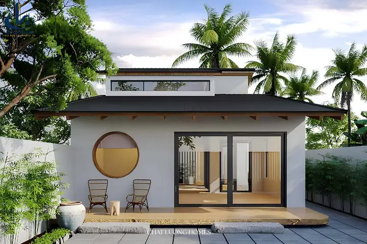 Mẫu Nhà Cấp 4 Có 2 Phòng Ngủ