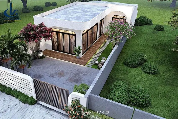Mẫu Nhà Cấp 4 Đẹp 5x20m