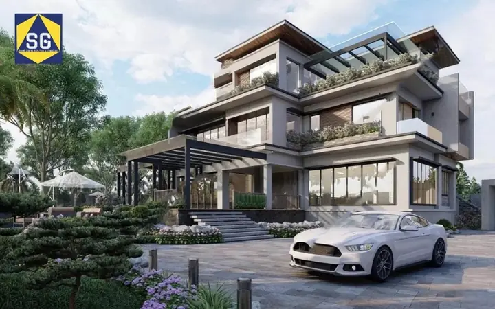 Mẫu Nhà 3 Tầng 9x10m Có Tum Với Thiết Kế Sáng Tạo Đầy Cảm Hứng Mẫu Nhà 3 Tầng 9x10m Có Tum Với Thiết Kế Sáng Tạo Đầy Cảm Hứng