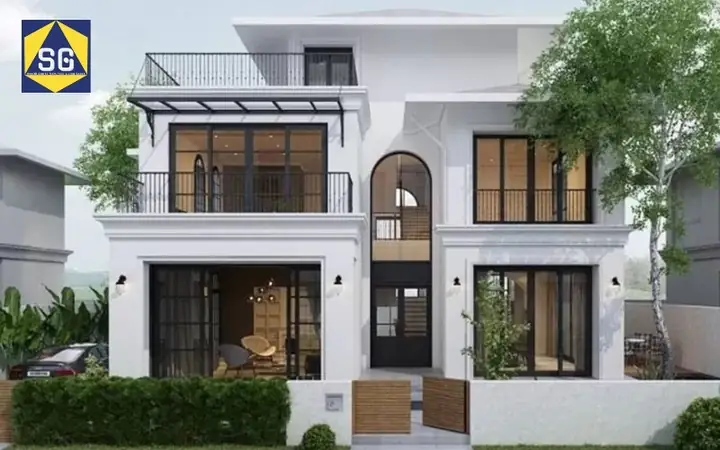 Mẫu Thiết Kế Nhà Ngang 9m Dài 10m Hiện Đại Với 3 Phòng Ngủ Mẫu Thiết Kế Nhà Ngang 9m Dài 10m Hiện Đại Với 3 Phòng Ngủ