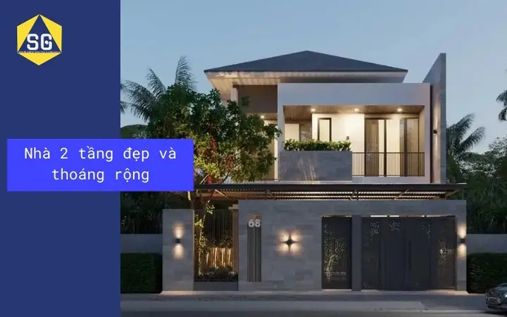 Nhà 2 Tầng Đẹp Và Thoáng Rộng Nhà 2 Tầng Đẹp Và Thoáng Rộng