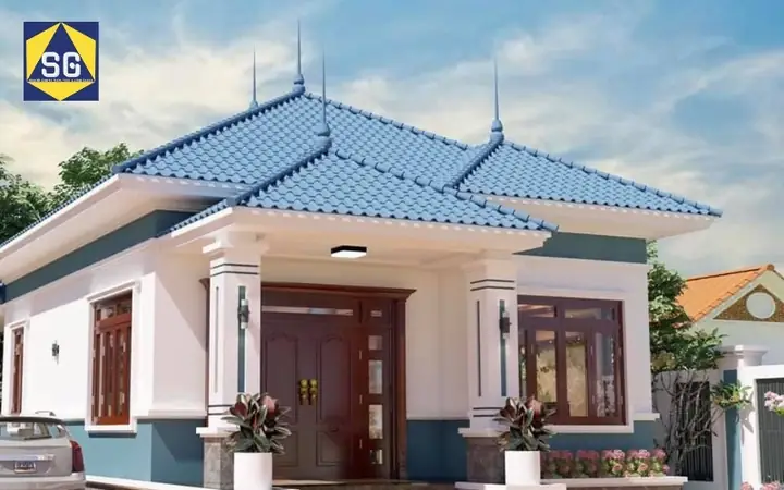 Thiết Kế Nhà 1 Tầng Rộng 9m Đẹp Mắt Thiết Kế Nhà 1 Tầng Rộng 9m Đẹp Mắt