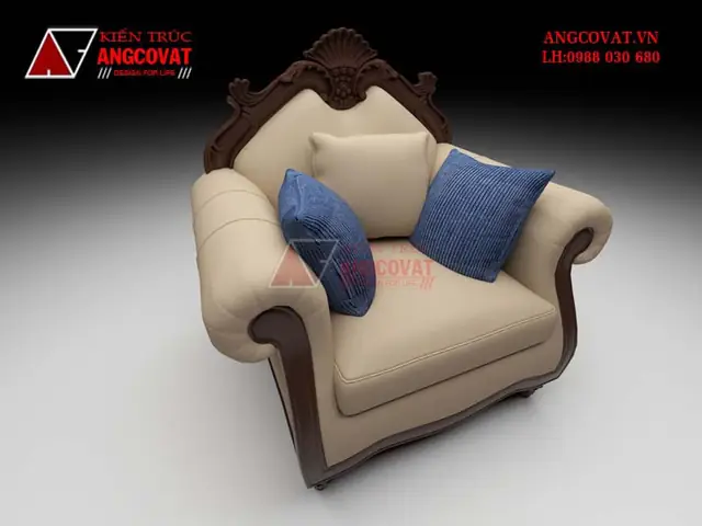 Thiết Kế Nội Thất Nhà Ống 50m2 Tân Cổ Điển – Phòng Khách 17m2 Tầng 2 Thiết Kế Nội Thất Nhà Ống 50m2 Tân Cổ Điển – Phòng Khách 17m2 Tầng 2