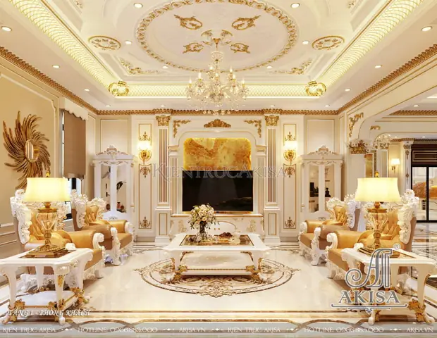 Thiết Kế Nội Thất Biệt Thự Pháp Tân Cổ Điển