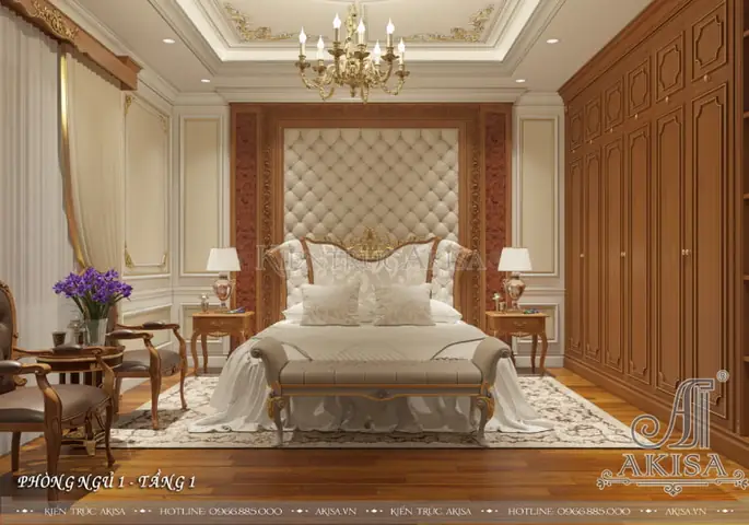 Thiết Kế Nội Thất Biệt Thự Pháp 3 Tầng