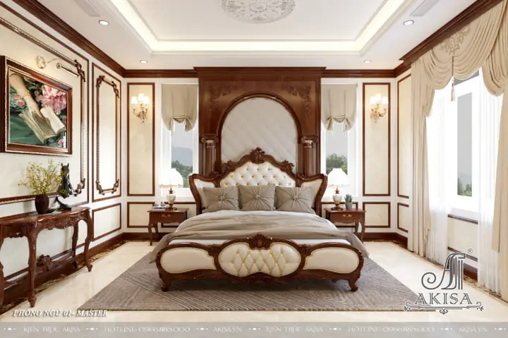 Thiết Kế Nội Thất Biệt Thự Pháp 2 Tầng