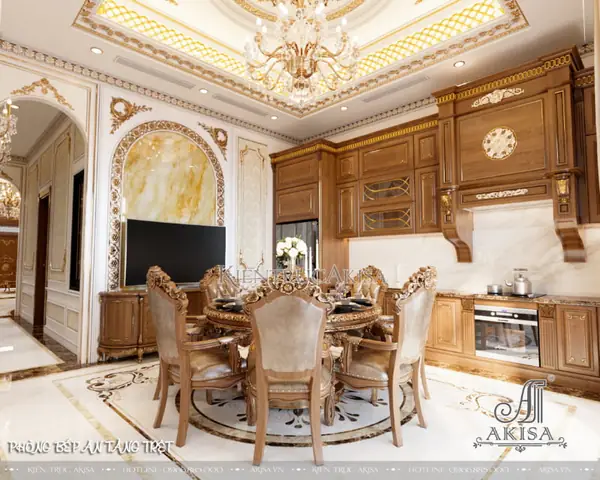 Thiết Kế Nội Thất Biệt Thự Mini Kiểu Pháp