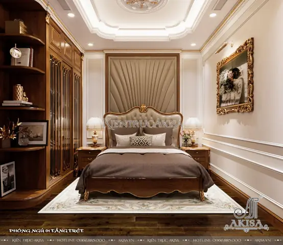 Thiết Kế Nội Thất Biệt Thự Mini Kiểu Pháp