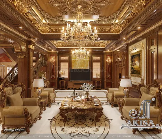 Đặc Trưng Nội Thất Biệt Thự Pháp