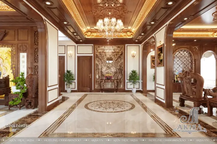 Thiết Kế Nội Thất Biệt Thự Pháp 2 Tầng