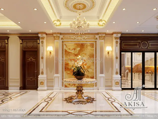 Thiết Kế Nội Thất Biệt Thự Pháp Tân Cổ Điển