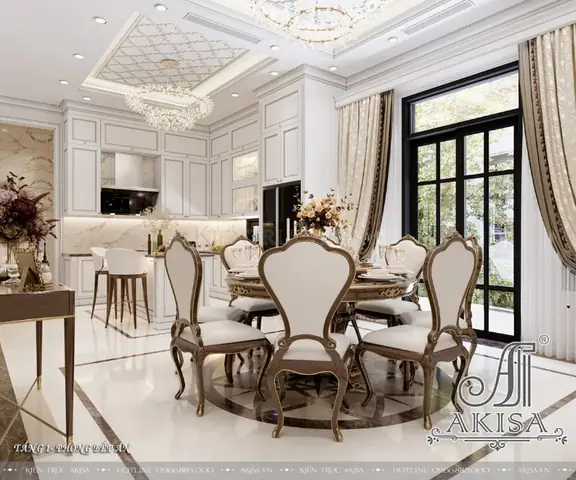 Thiết Kế Nội Thất Biệt Thự Pháp Hiện Đại