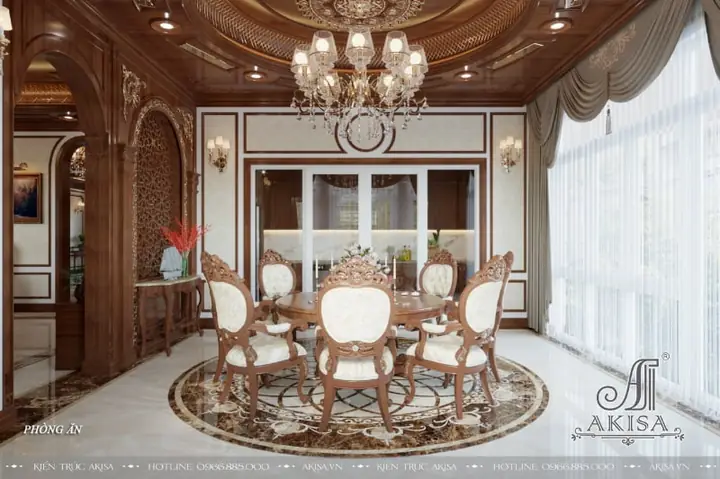 Thiết Kế Nội Thất Biệt Thự Pháp 2 Tầng