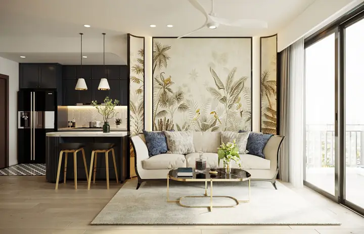 Nội Thất Phòng Khách Căn Hộ 80m2 3 Phòng Ngủ Nội Thất Phòng Khách Căn Hộ 80m2 3 Phòng Ngủ