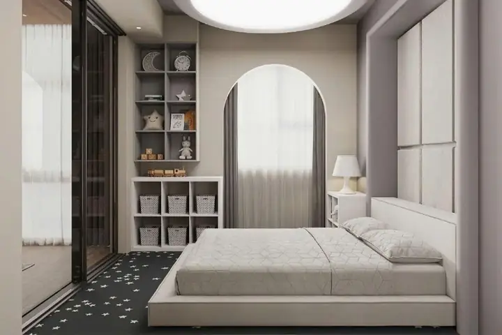 Màu Sắc Nhẹ Nhàng Trong Phòng Ngủ