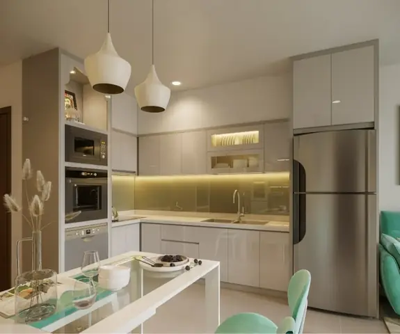 Bếp Nhỏ Nhưng Gọn Gàng Và Thẩm Mỹ